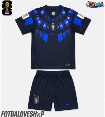 Uruguay Dětské Venkovní Dres MS 2026 Krátký Rukáv (+ trenýrky)